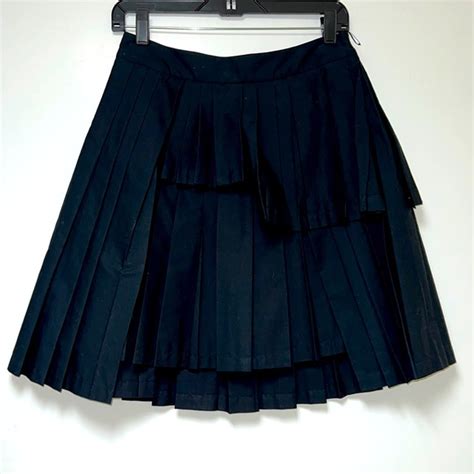 givenchy skirt pleated|Shop Givenchy Asymmetrical Pleated Skirt .